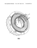 INNER DIAMETER SHROUD ASSEMBLY FOR VARIABLE INLET GUIDE VANE STRUCTURE IN     A GAS TURBINE ENGINE diagram and image