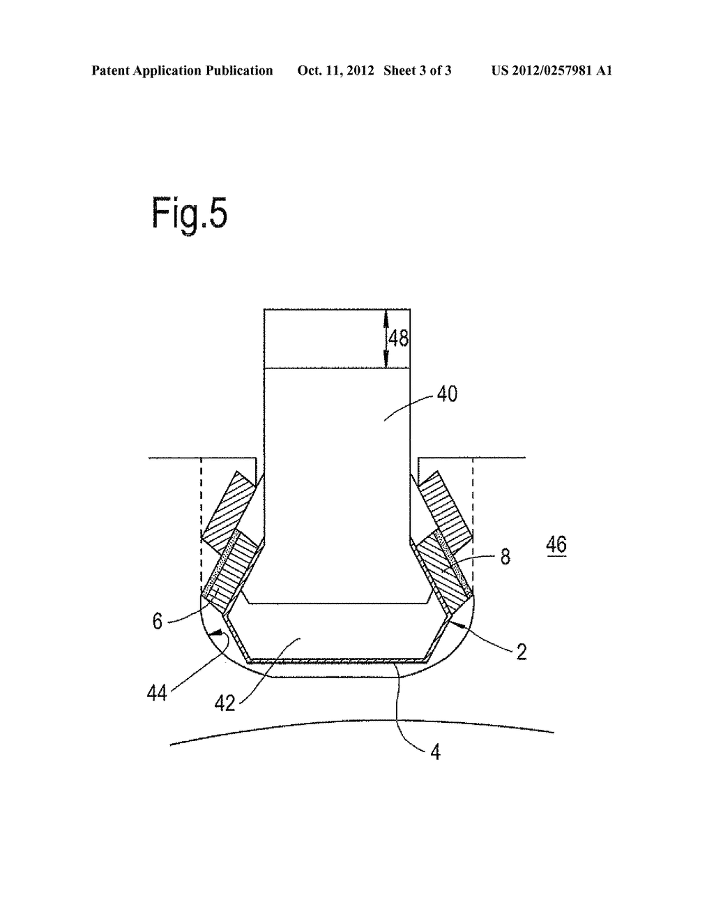 RETENTION DEVICE FOR A COMPOSITE BLADE OF A GAS TURBINE ENGINE - diagram, schematic, and image 04