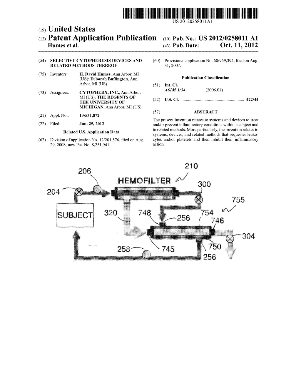 SELECTIVE CYTOPHERESIS DEVICES AND RELATED METHODS THEREOF - diagram, schematic, and image 01