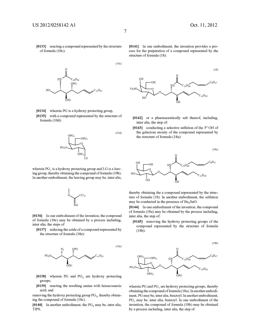 GLYCOLIPIDS AND ANALOGUES THEREOF AS ANTIGENS FOR NKT CELLS - diagram, schematic, and image 47