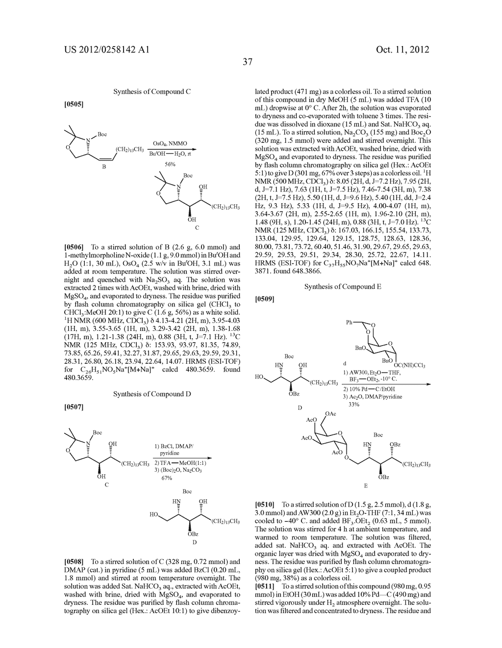 GLYCOLIPIDS AND ANALOGUES THEREOF AS ANTIGENS FOR NKT CELLS - diagram, schematic, and image 77