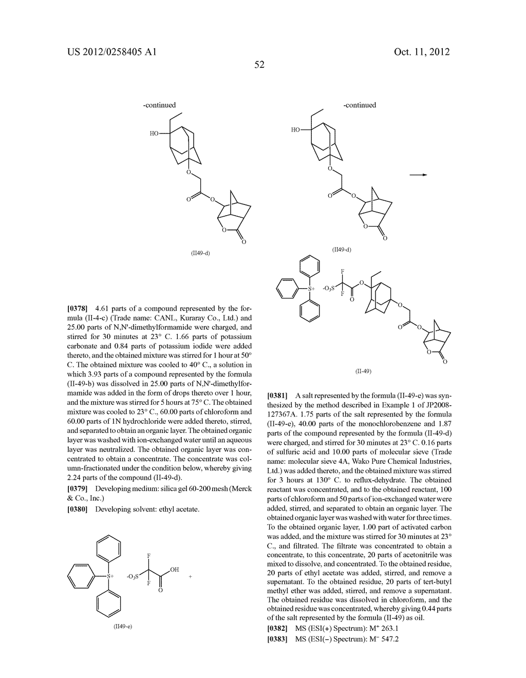 RESIST COMPOSITION AND METHOD FOR PRODUCING RESIST PATTERN - diagram, schematic, and image 53