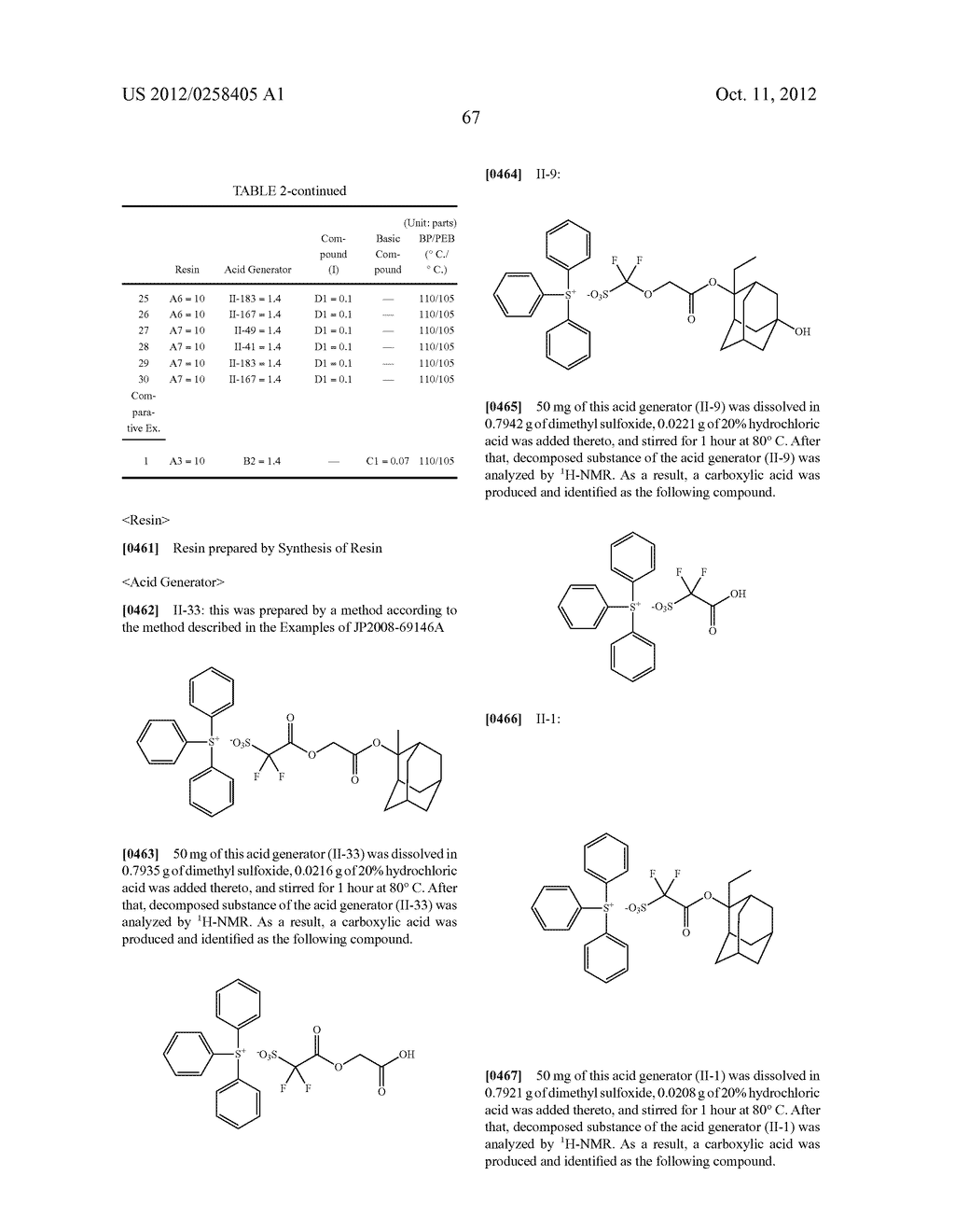 RESIST COMPOSITION AND METHOD FOR PRODUCING RESIST PATTERN - diagram, schematic, and image 68