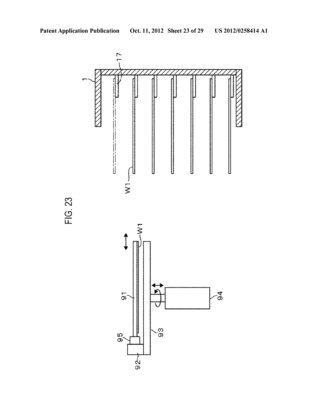 SUBSTRATE SUPPORT INSTRUMENT, AND VERTICAL HEAT TREATMENT APPARATUS AND     DRIVING METHOD THEREOF - diagram, schematic, and image 24