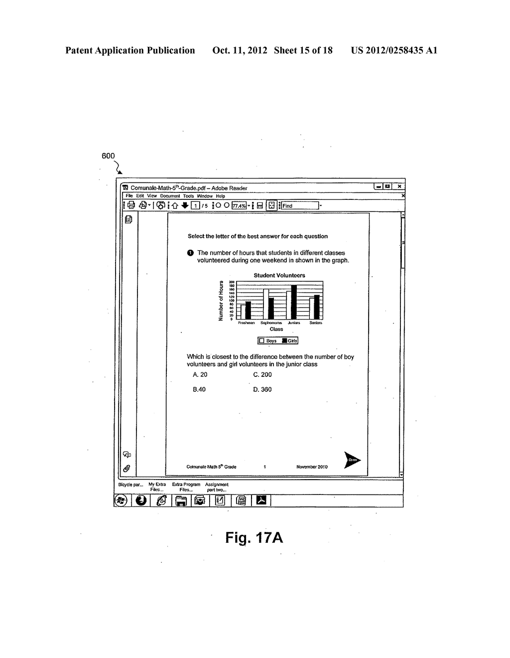 METHOD FOR CONDUCTING AN ASSESSMENT AND A PARTICIPANT RESPONSE SYSTEM     EMPLOYING THE SAME - diagram, schematic, and image 16