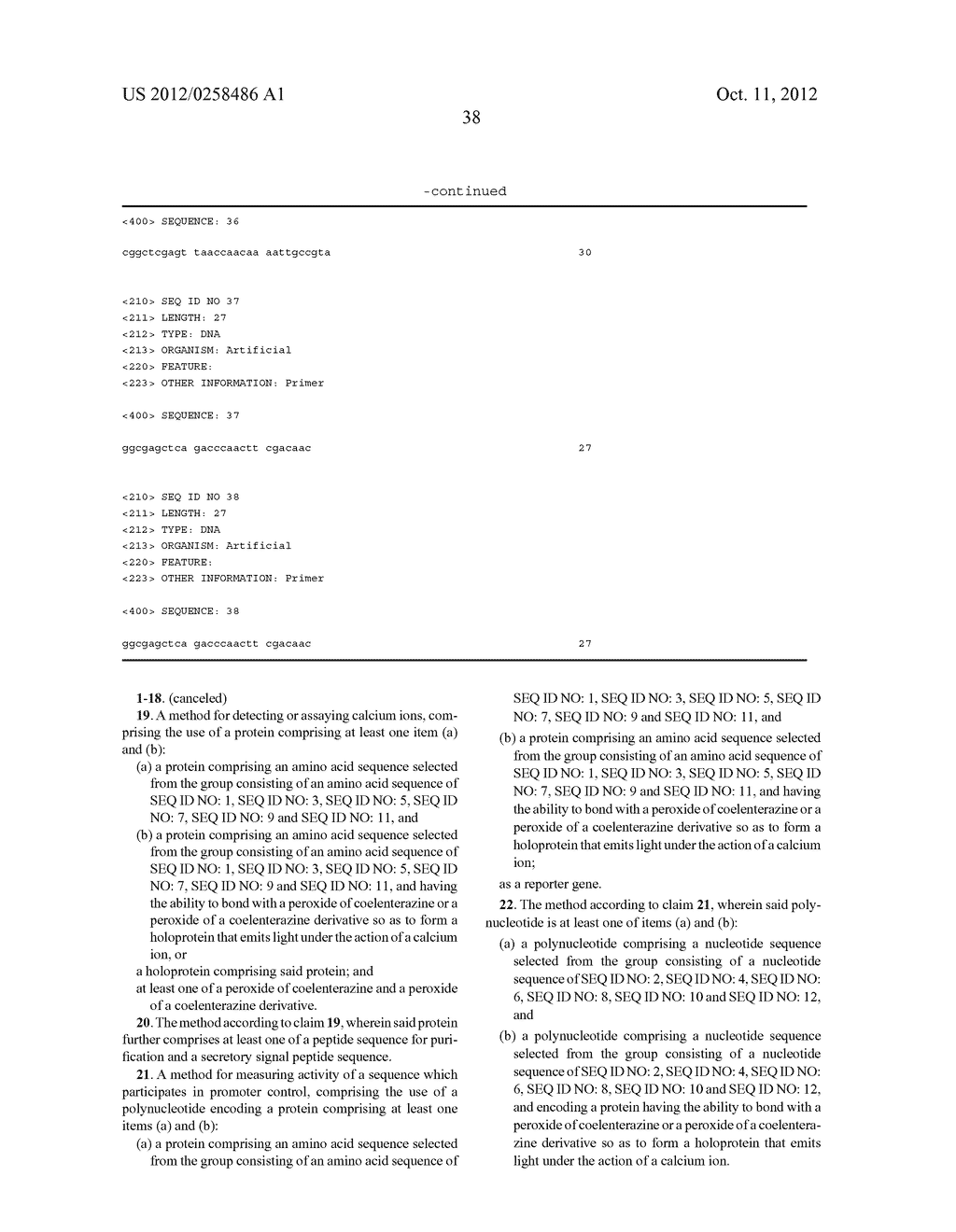 CALCIUM-BINDING PHOTOPROTEIN, GENE ENCODING THE SAME, AND USE THEREOF - diagram, schematic, and image 48