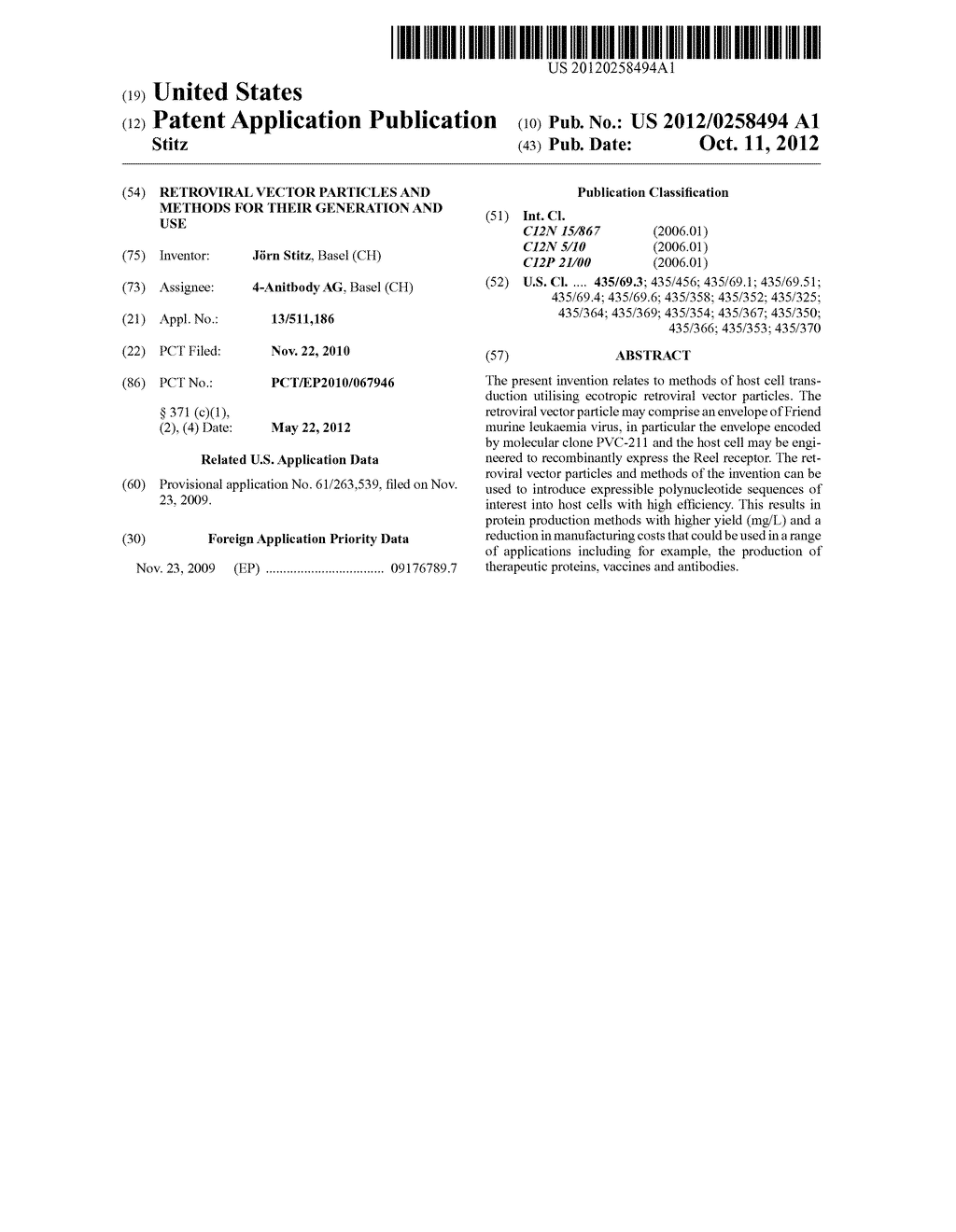 Retroviral Vector Particles and Methods for their Generation and Use - diagram, schematic, and image 01