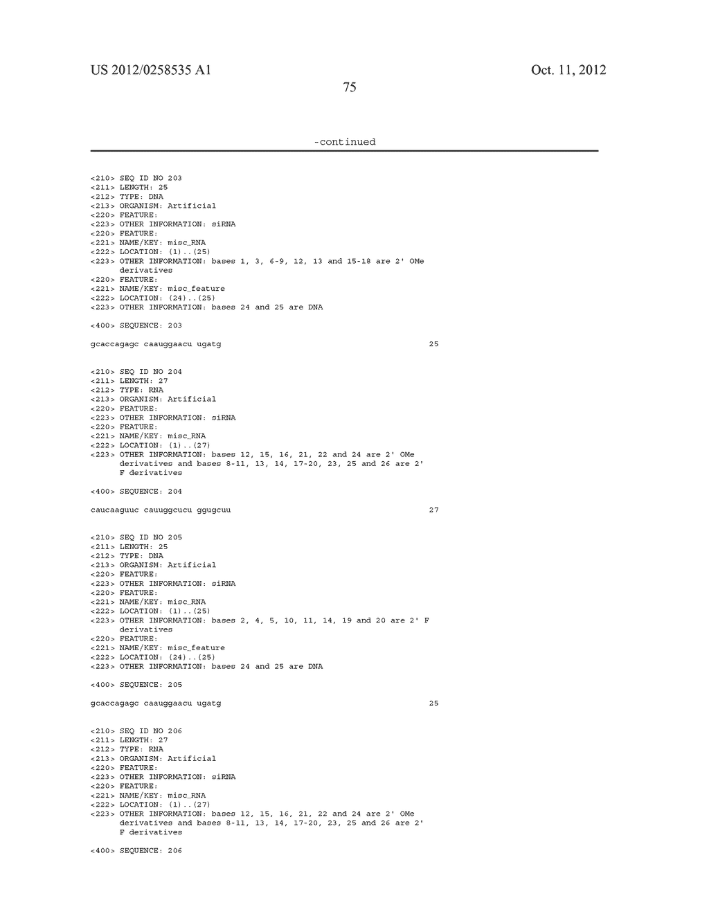 METHODS AND COMPOSITIONS FOR THE SPECIFIC INHIBITION OF GENE EXPRESSION BY     DOUBLE-STRANDED RNA - diagram, schematic, and image 107