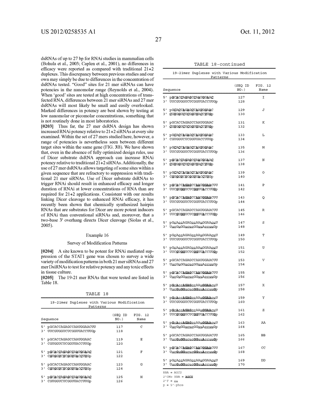 METHODS AND COMPOSITIONS FOR THE SPECIFIC INHIBITION OF GENE EXPRESSION BY     DOUBLE-STRANDED RNA - diagram, schematic, and image 59