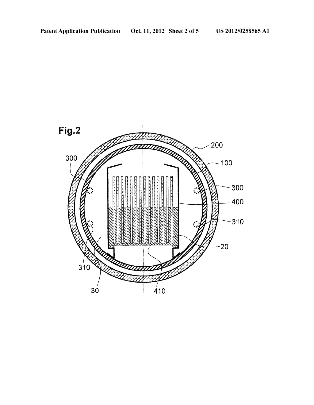 SUBSTRATE PROCESSING APPARATUS AND METHOD FOR FORMING COATING FILM ON     SURFACE OF REACTION TUBE USED FOR THE SUBSTRATE PROCESSING APPARATUS - diagram, schematic, and image 03