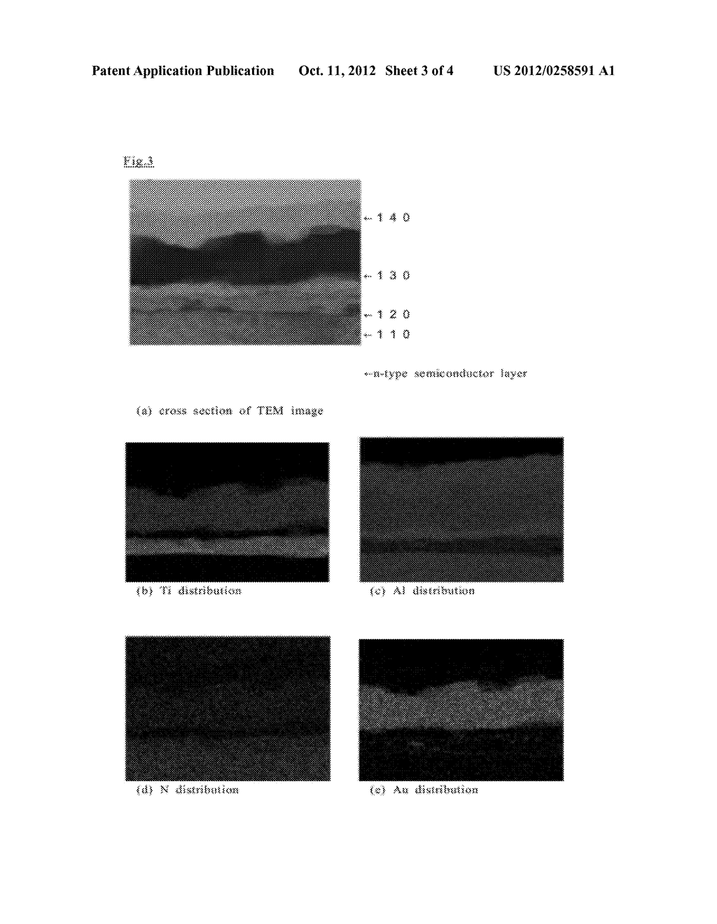 N-Type Contact Electrode Comprising a Group III Nitride Semiconductor, and     Method Forming Same - diagram, schematic, and image 04