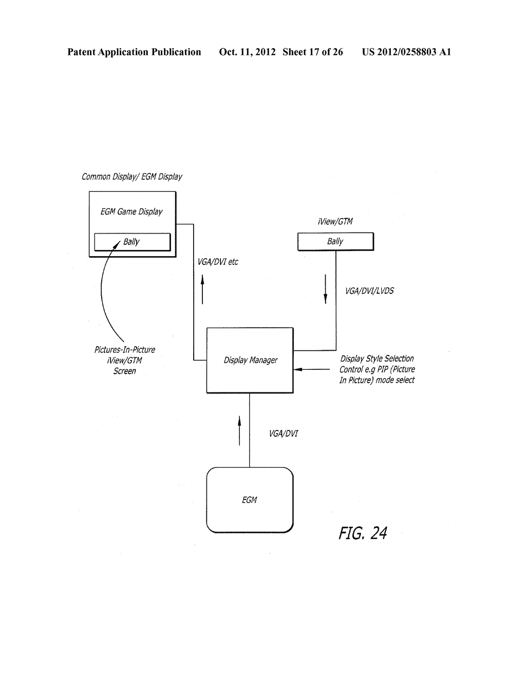 VIDEO SWITCHER AND TOUCH ROUTER METHOD FOR A GAMING MACHINE - diagram, schematic, and image 18