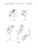 SPORTS SWINGING EXERCISE DEVICE AND METHOD diagram and image