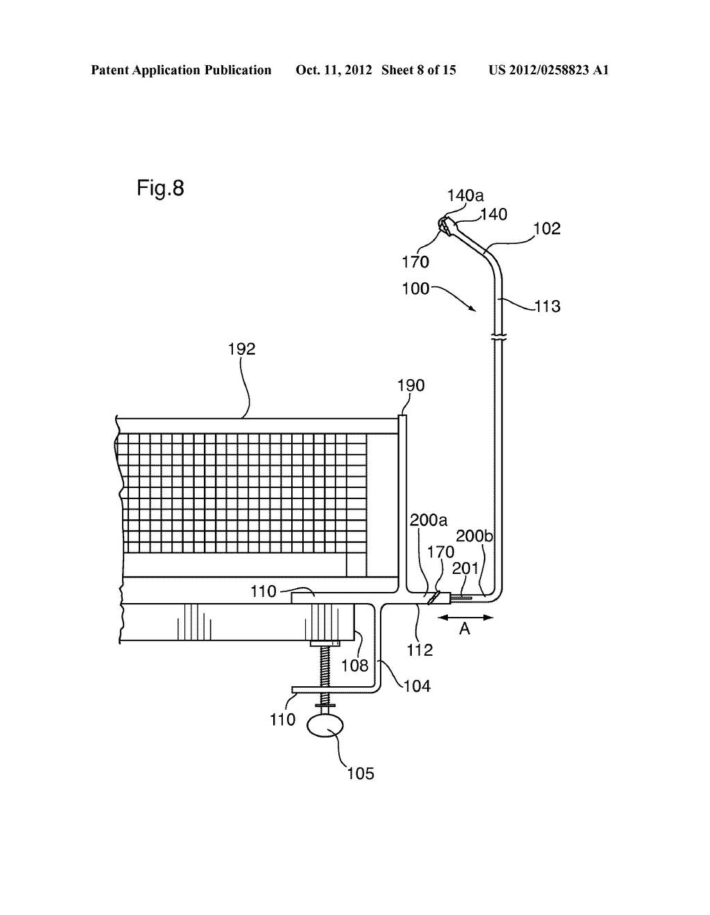 TABLE TENNIS APPARATUS - diagram, schematic, and image 09