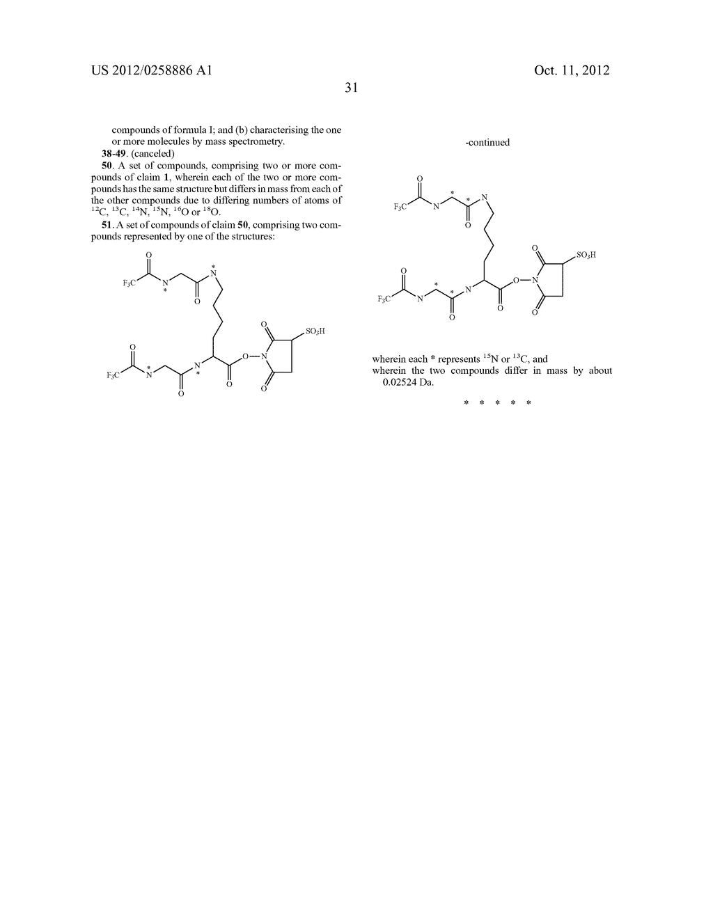 PROTECTED AMINE LABELS AND USE IN DETECTING ANALYTES - diagram, schematic, and image 81