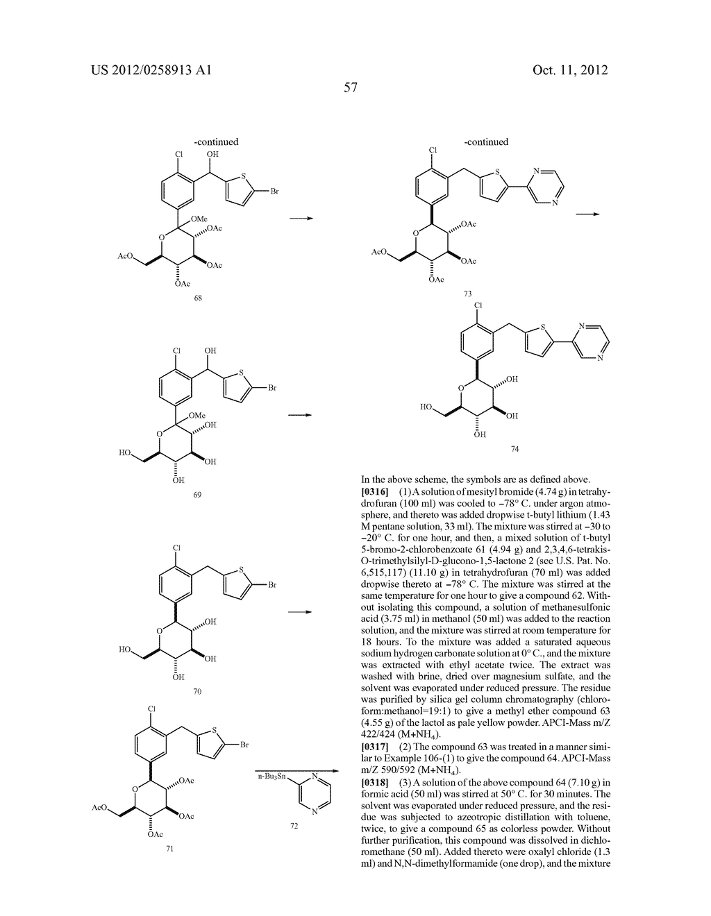 GLUCOPYRANOSIDE COMPOUND - diagram, schematic, and image 58