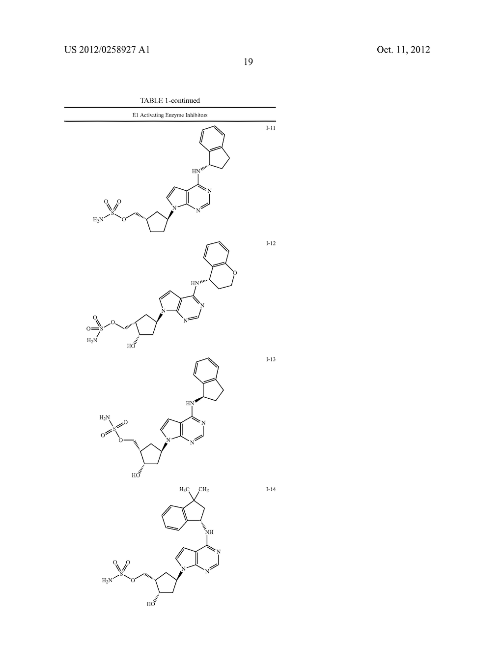 INHIBITORS OF E1 ACTIVATING ENZYMES - diagram, schematic, and image 20