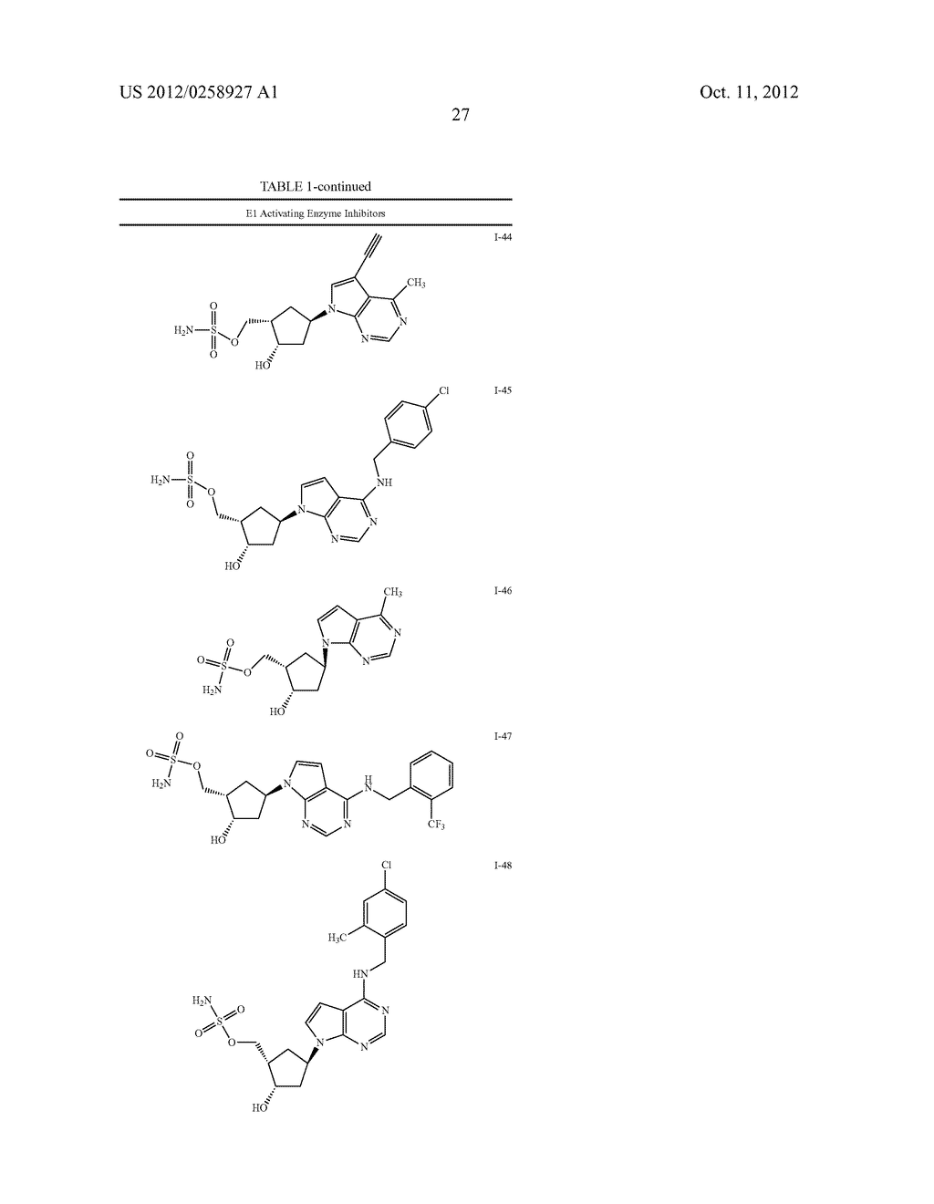 INHIBITORS OF E1 ACTIVATING ENZYMES - diagram, schematic, and image 28