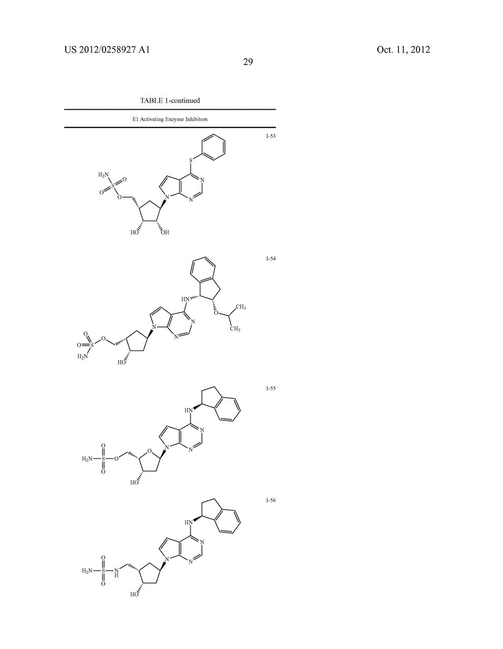 INHIBITORS OF E1 ACTIVATING ENZYMES - diagram, schematic, and image 30