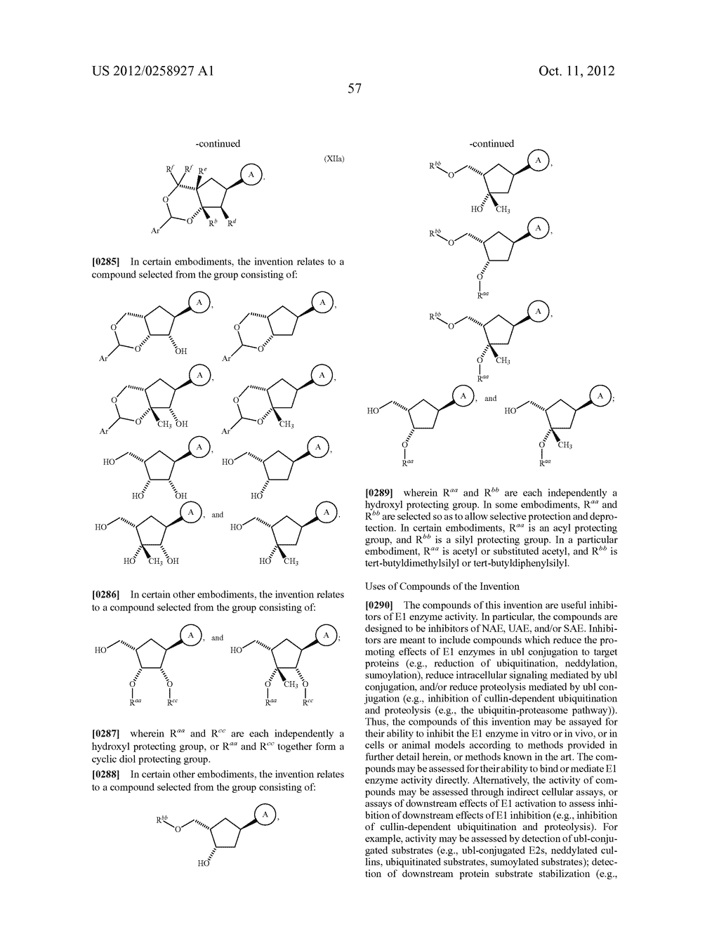INHIBITORS OF E1 ACTIVATING ENZYMES - diagram, schematic, and image 58