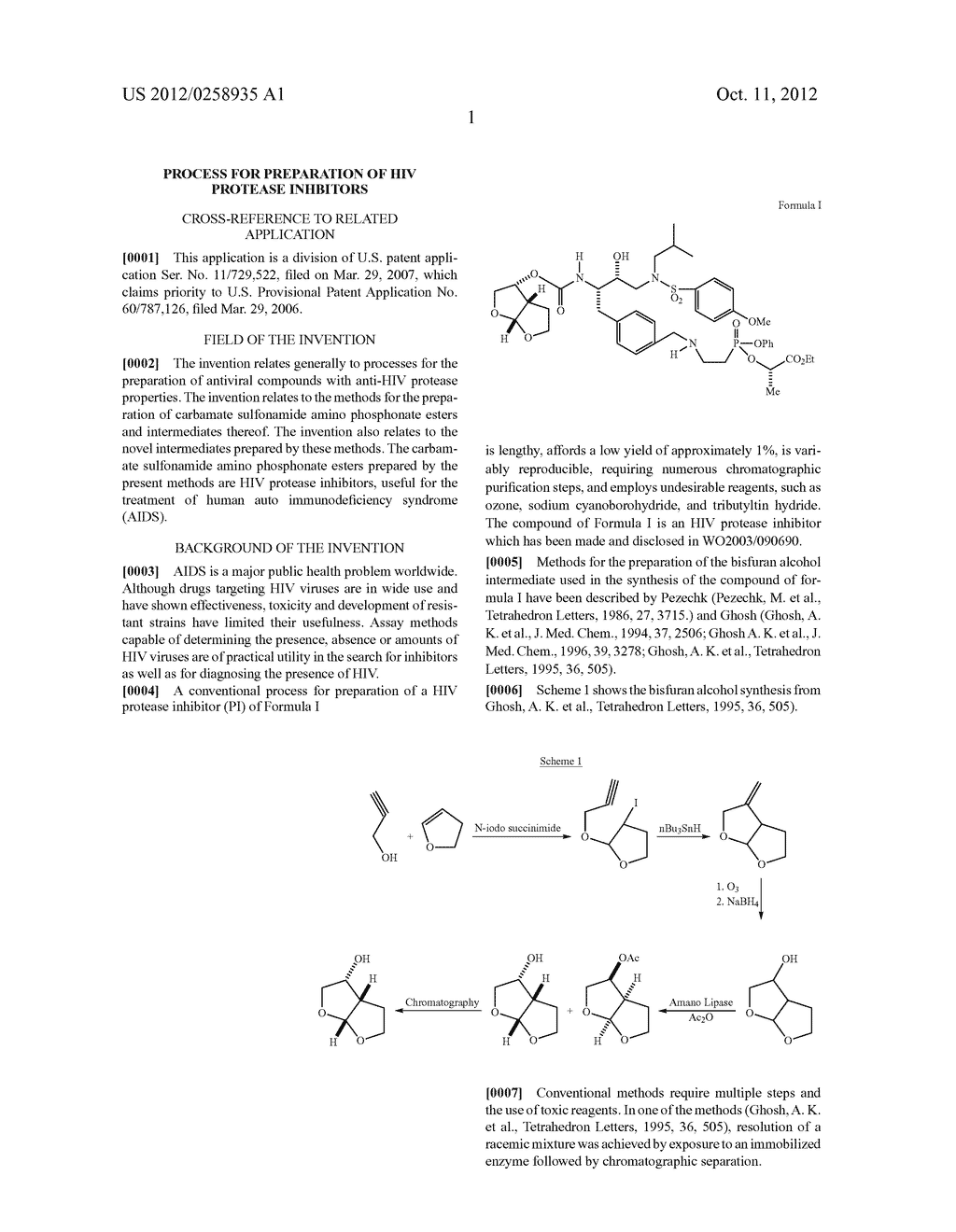 PROCESS FOR PREPARATION OF HIV PROTEASE INHBITORS - diagram, schematic, and image 03