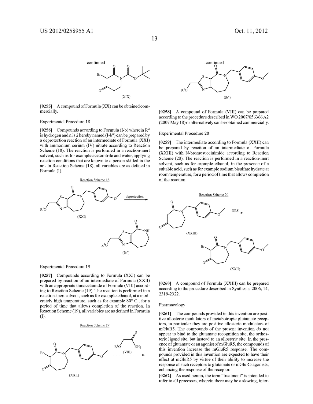 BICYCLIC THIAZOLES AS ALLOSTERIC MODULATORS OF MGLUR5 RECEPTORS - diagram, schematic, and image 15