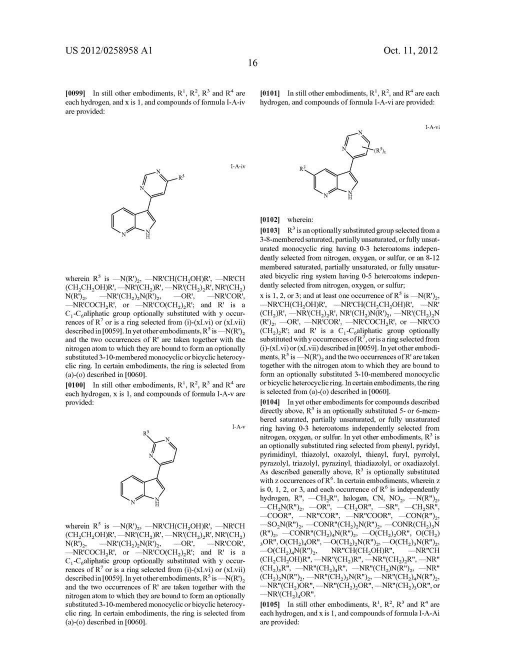 AZAINDOLES USEFUL AS INHIBITORS OF JAK AND OTHER PROTEIN KINASES - diagram, schematic, and image 17