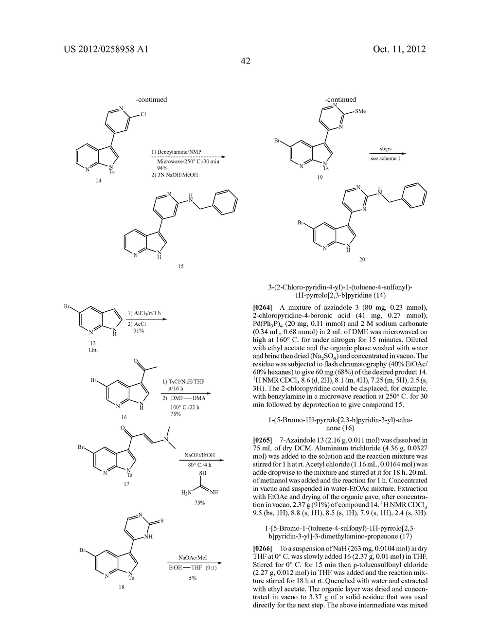 AZAINDOLES USEFUL AS INHIBITORS OF JAK AND OTHER PROTEIN KINASES - diagram, schematic, and image 43