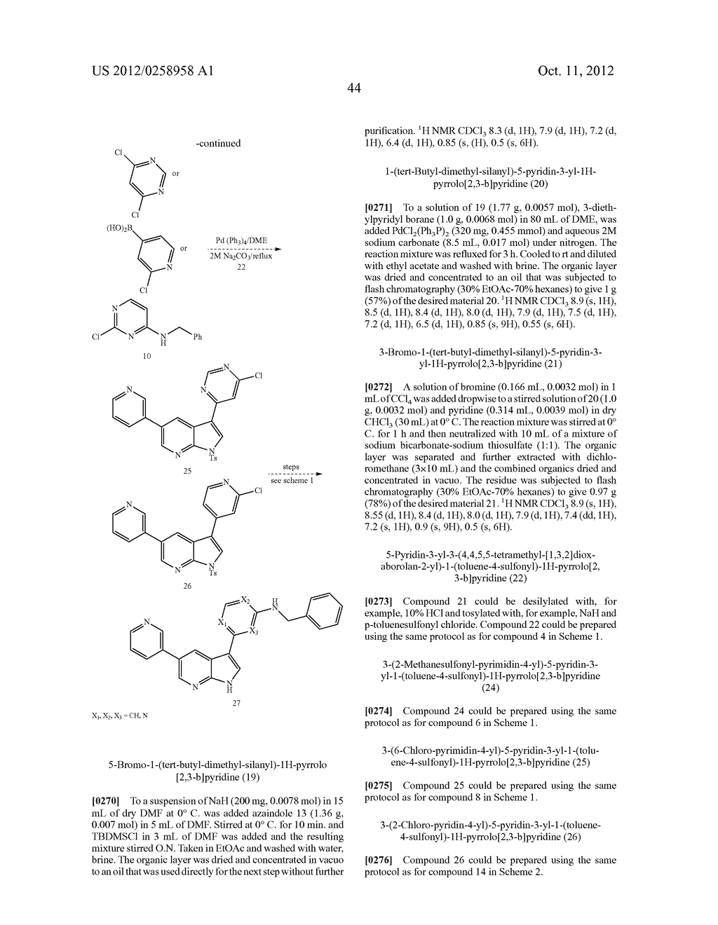 AZAINDOLES USEFUL AS INHIBITORS OF JAK AND OTHER PROTEIN KINASES - diagram, schematic, and image 45