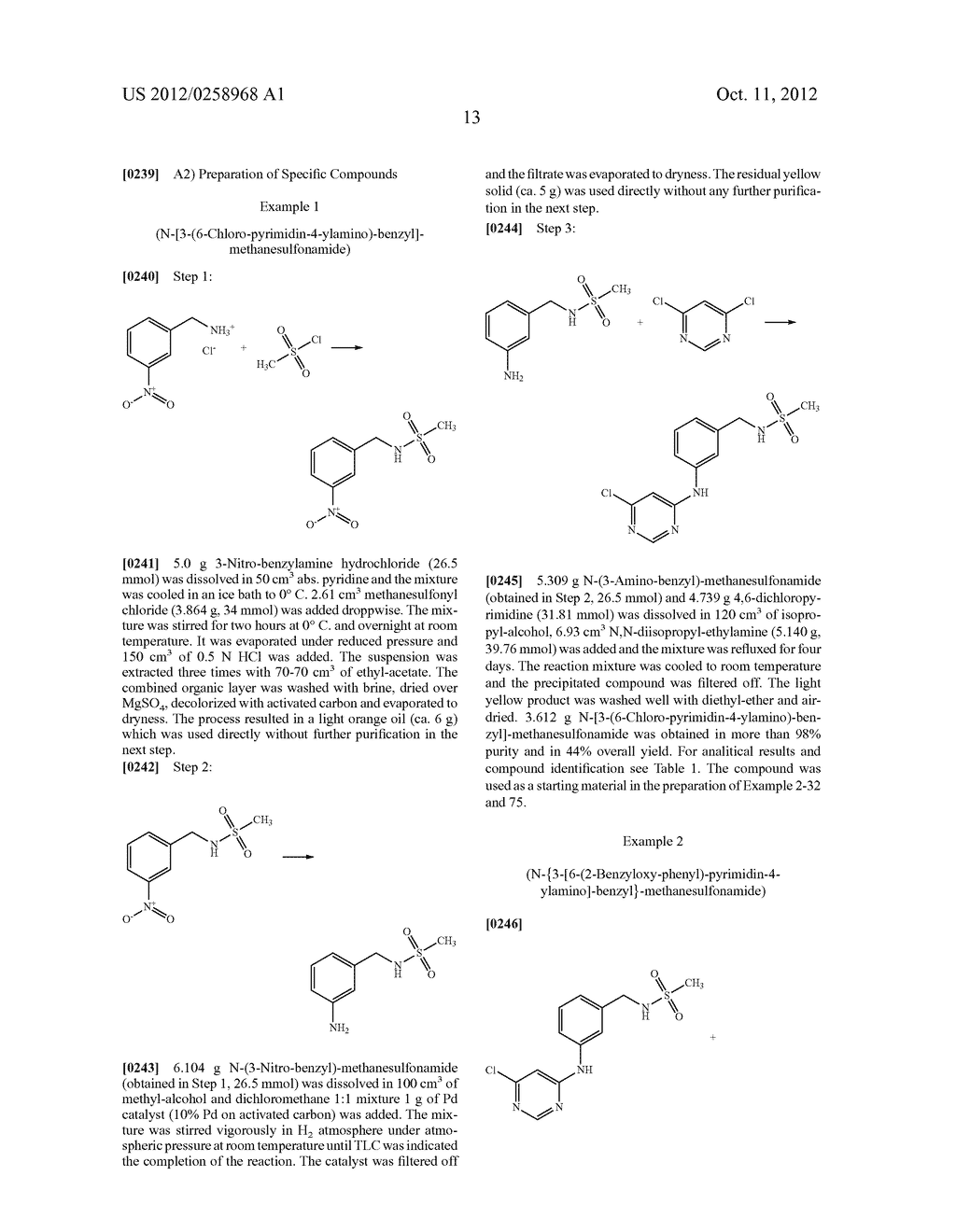 4-PHENYLAMINO-PYRIMIDINE DERIVATIVES HAVING PROTEIN KINASE INHIBITOR     ACTIVITY - diagram, schematic, and image 14