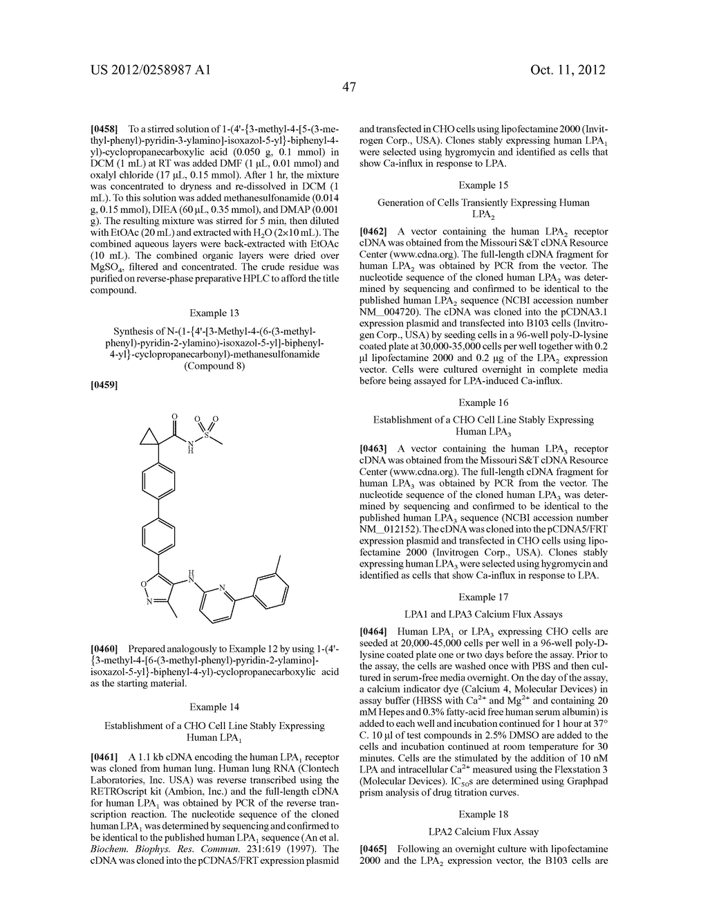 LYSOPHOSPHATIDIC ACID RECEPTOR ANTAGONISTS - diagram, schematic, and image 48