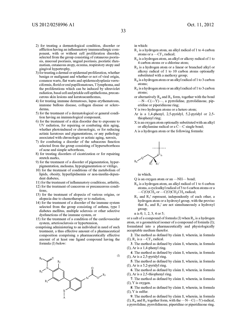 NOVEL LIGANDS THAT MODULATE RAR RECEPTORS - diagram, schematic, and image 37