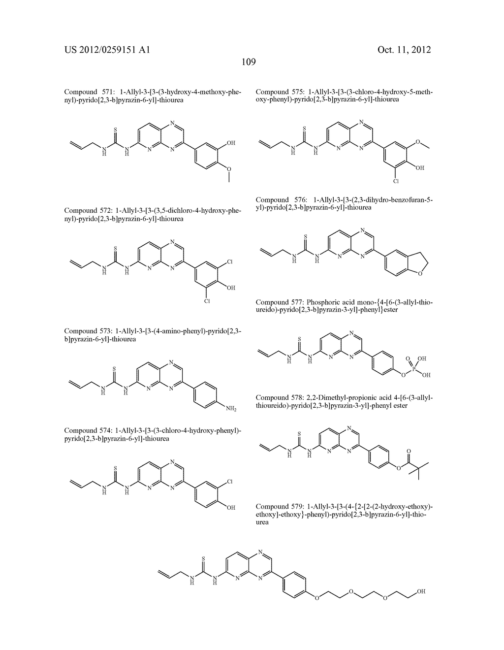 PYRIDOPYRAZINE DERIVATIVES AND THEIR USE - diagram, schematic, and image 110