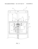 DRIVING MECHANISM FOR A MASSAGE CHAIR diagram and image