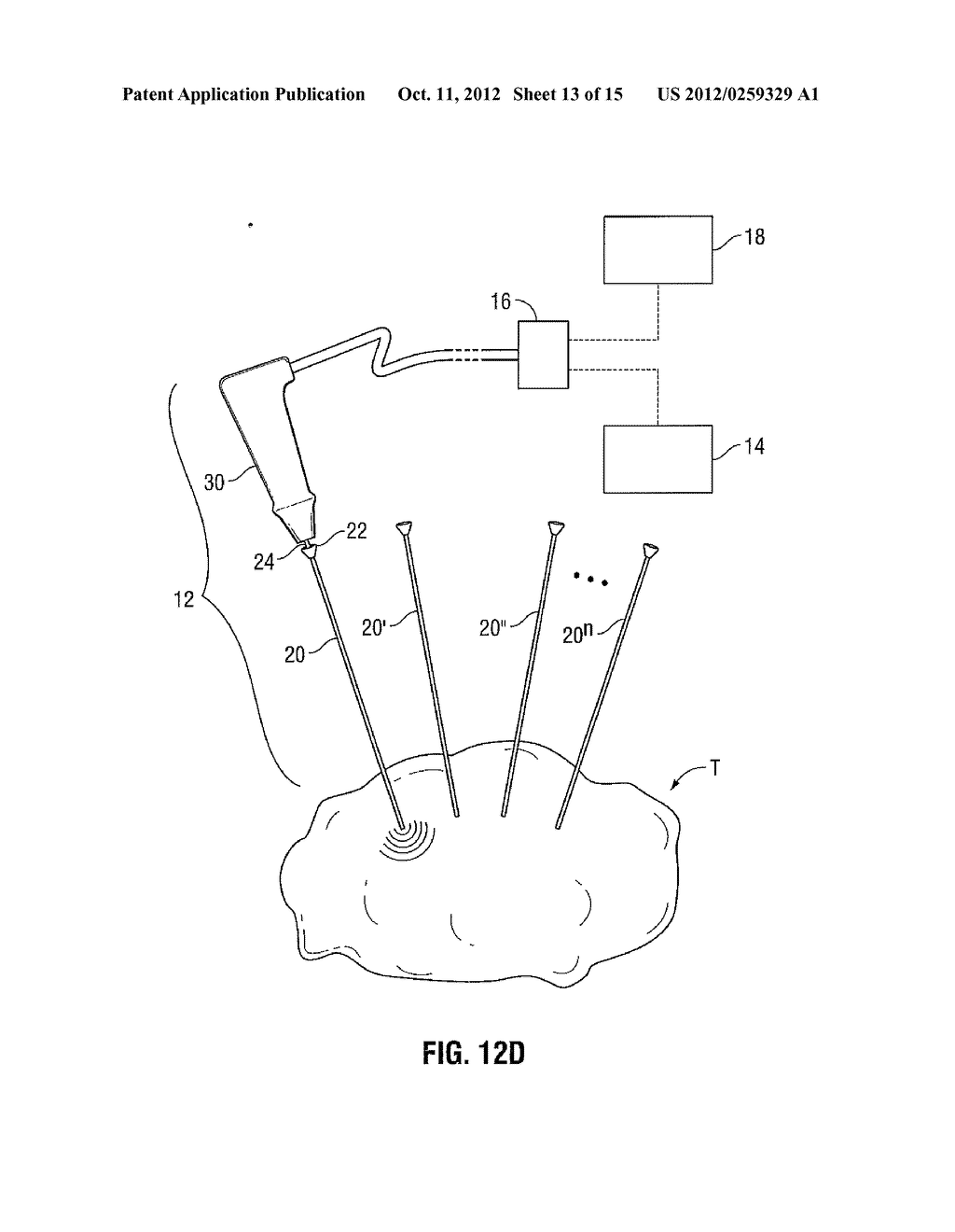 Microwave Ablation Instrument with Interchangeable Antenna Probe - diagram, schematic, and image 14