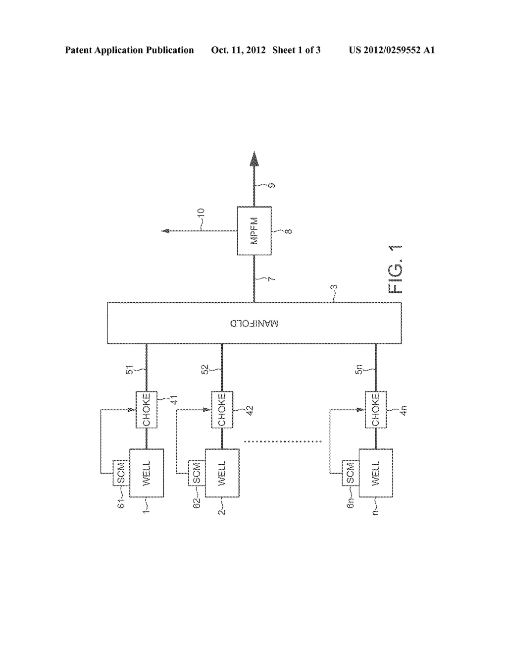 MONITORING THE PHASE COMPOSITION OF PRODUCTION FLUID FROM A HYDROCARBON     EXTRACTION WELL - diagram, schematic, and image 02