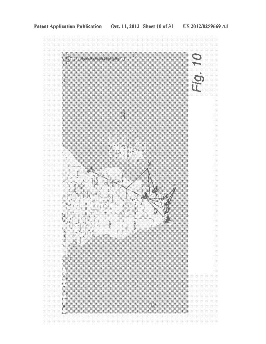 SYSTEM AND METHOD OF GENERATING INTERACTIVE DIGITAL MAPPING INTEGRATION OF     TRAVEL PLANS - diagram, schematic, and image 11