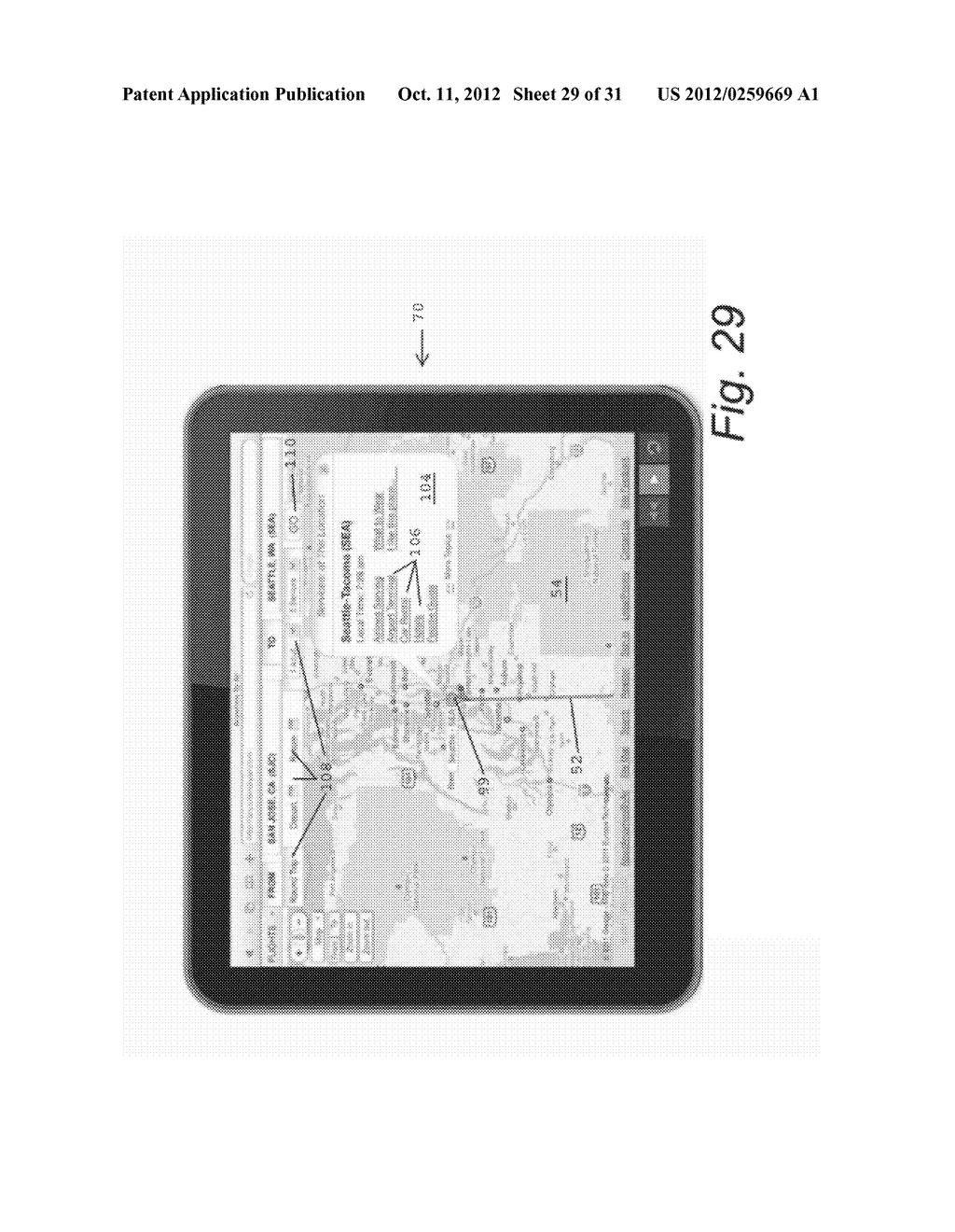 SYSTEM AND METHOD OF GENERATING INTERACTIVE DIGITAL MAPPING INTEGRATION OF     TRAVEL PLANS - diagram, schematic, and image 30