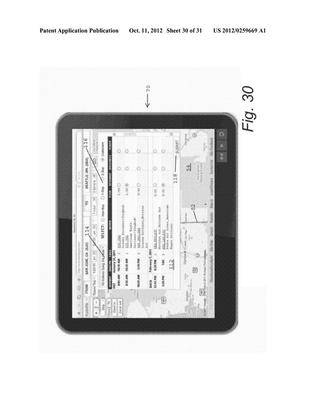 SYSTEM AND METHOD OF GENERATING INTERACTIVE DIGITAL MAPPING INTEGRATION OF     TRAVEL PLANS - diagram, schematic, and image 31