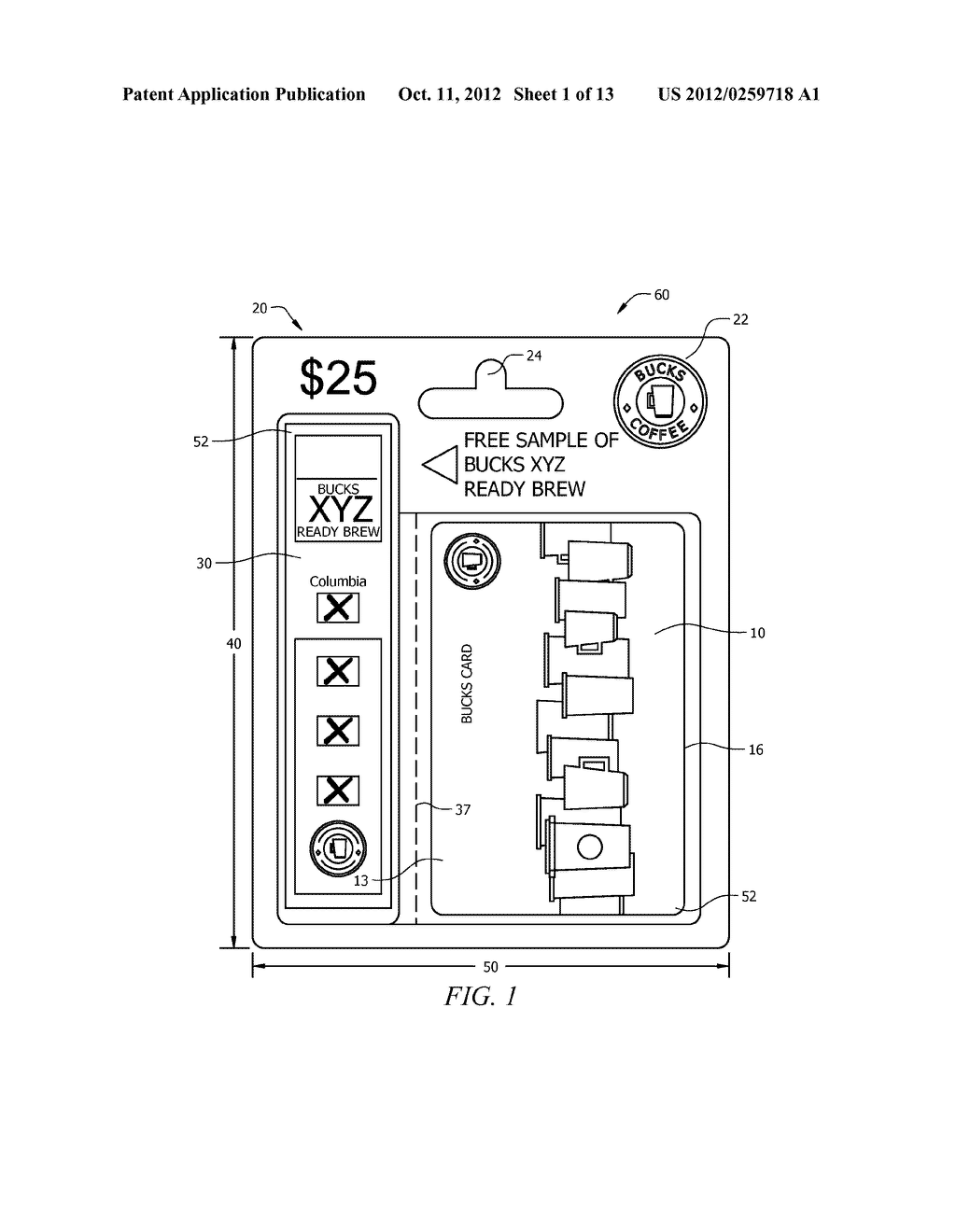 Systems and Methods for Providing a Transaction Card Package Assembly     Including Sample Product or Service - diagram, schematic, and image 02