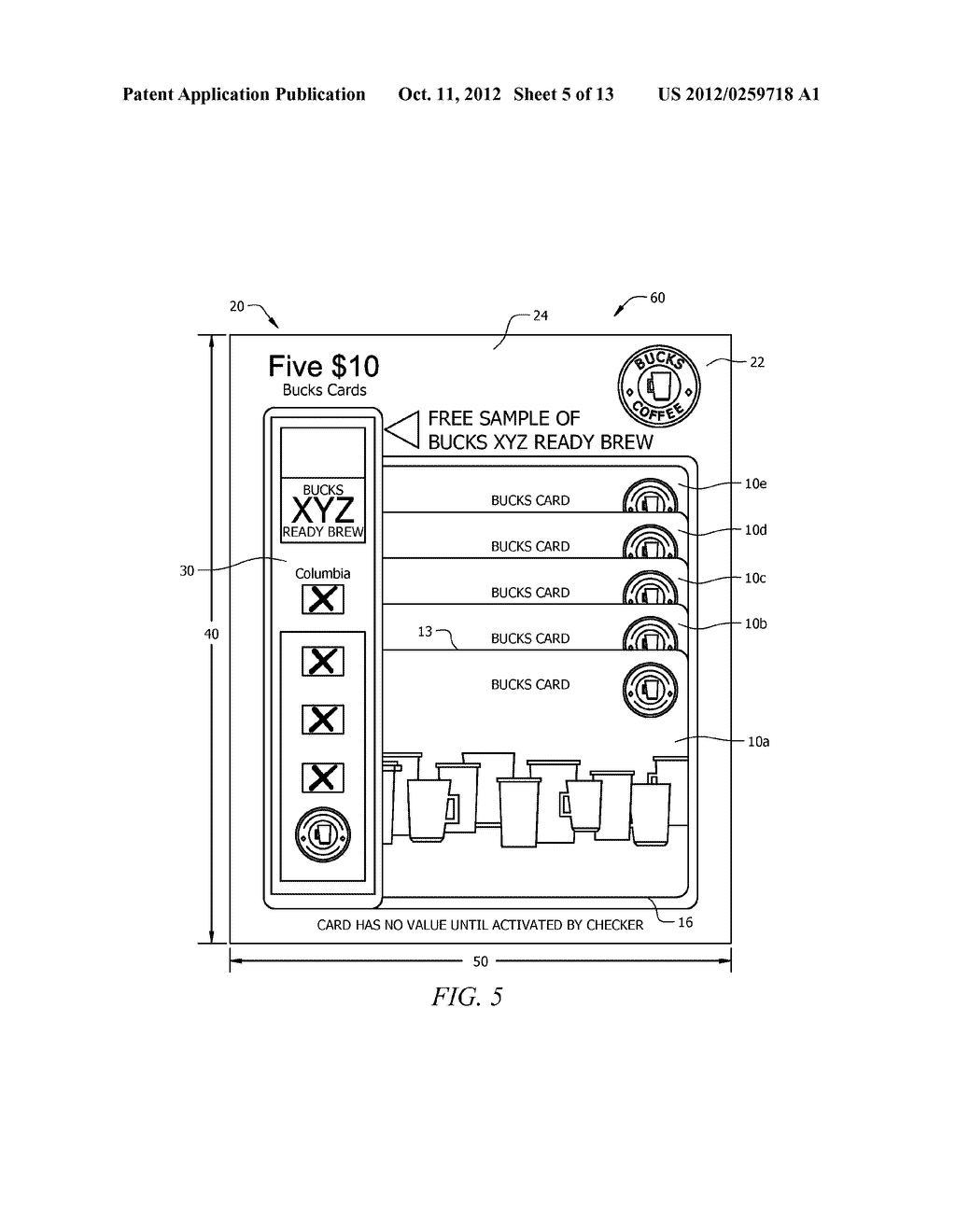 Systems and Methods for Providing a Transaction Card Package Assembly     Including Sample Product or Service - diagram, schematic, and image 06