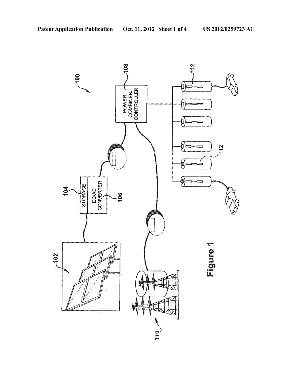 METHODS AND SYSTEMS FOR DISTRIBUTING SOLAR ENERGY CHARGING CAPACITY TO A     PLURALITY OF ELECTRIC VEHICLES - diagram, schematic, and image 02