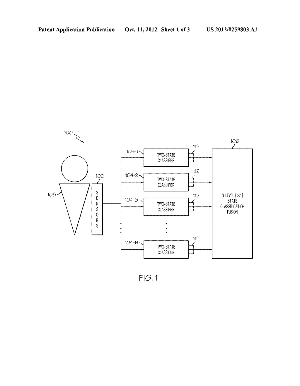 MULTIPLE TWO-STATE CLASSIFIER OUTPUT FUSION SYSTEM AND METHOD - diagram, schematic, and image 02