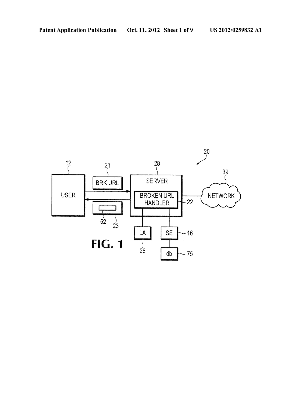 SYSTEM FOR HANDLING A BROKEN UNIFORM RESOURCE LOCATOR - diagram, schematic, and image 02