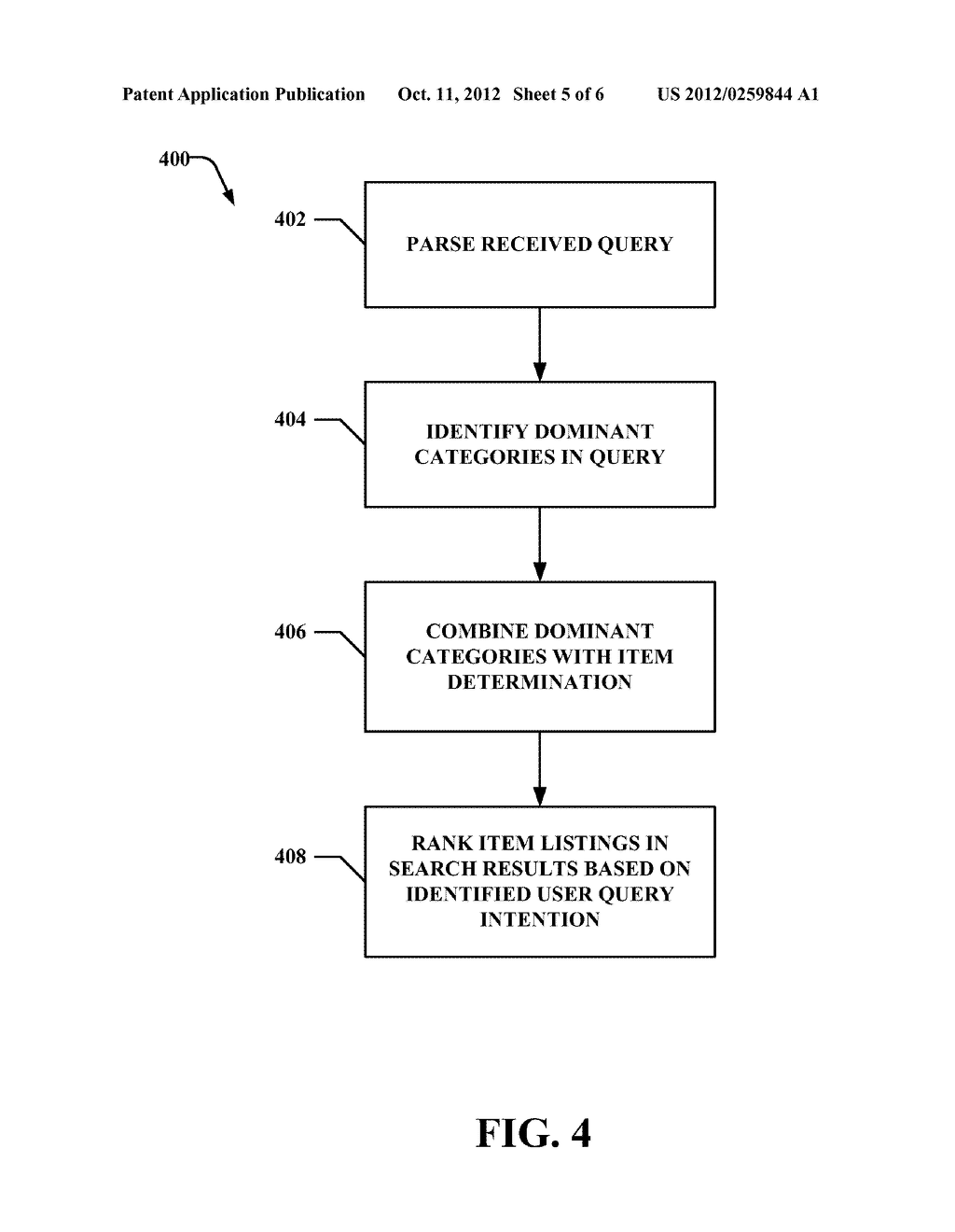 METHODS AND SYSTEMS FOR ASSESSING EXCESSIVE ACCESSORY LISTINGS IN SEARCH     RESULTS - diagram, schematic, and image 06