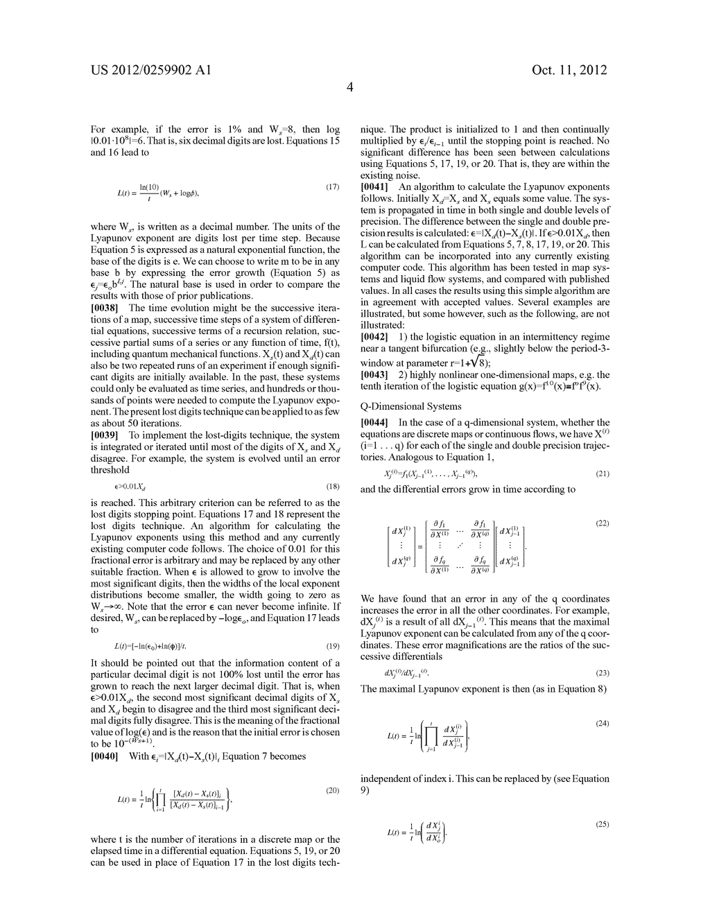 DETERMINING LYAPUNOV EXPONENTS - diagram, schematic, and image 16