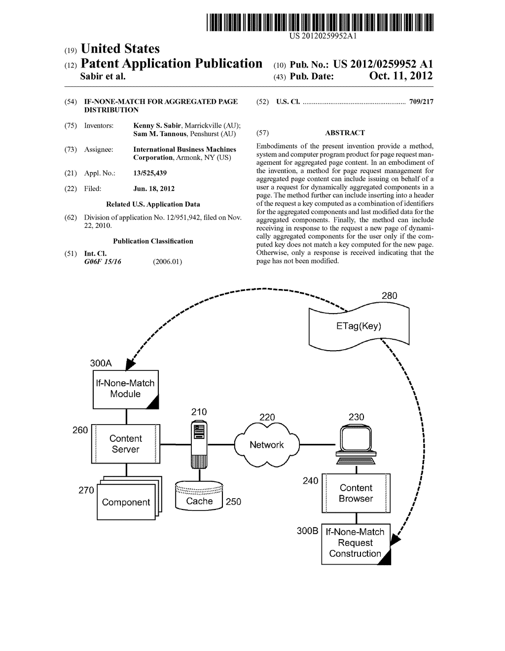 IF-NONE-MATCH FOR AGGREGATED PAGE DISTRIBUTION - diagram, schematic, and image 01