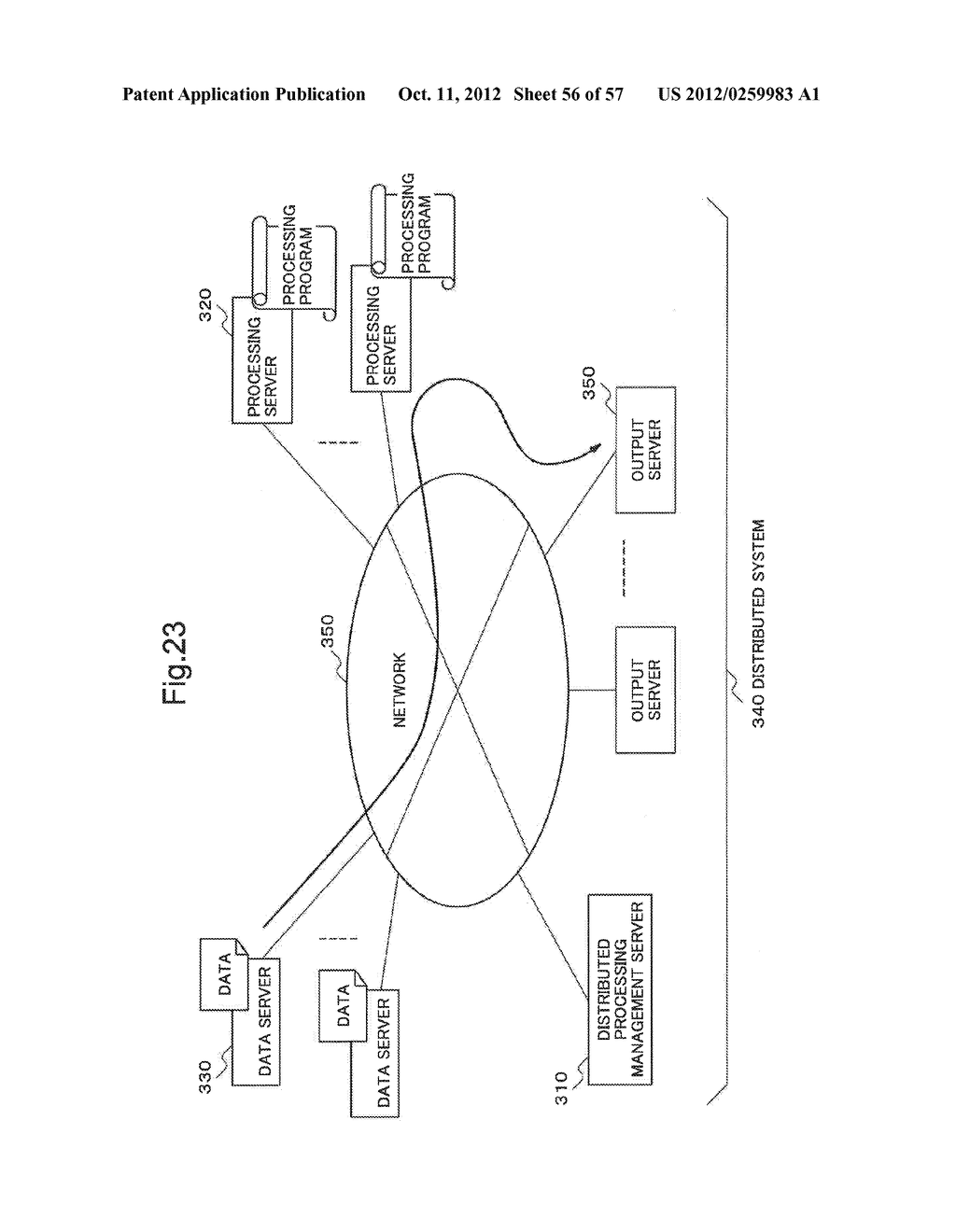 DISTRIBUTED PROCESSING MANAGEMENT SERVER, DISTRIBUTED SYSTEM, DISTRIBUTED     PROCESSING MANAGEMENT PROGRAM AND DISTRIBUTED PROCESSING MANAGEMENT     METHOD - diagram, schematic, and image 57