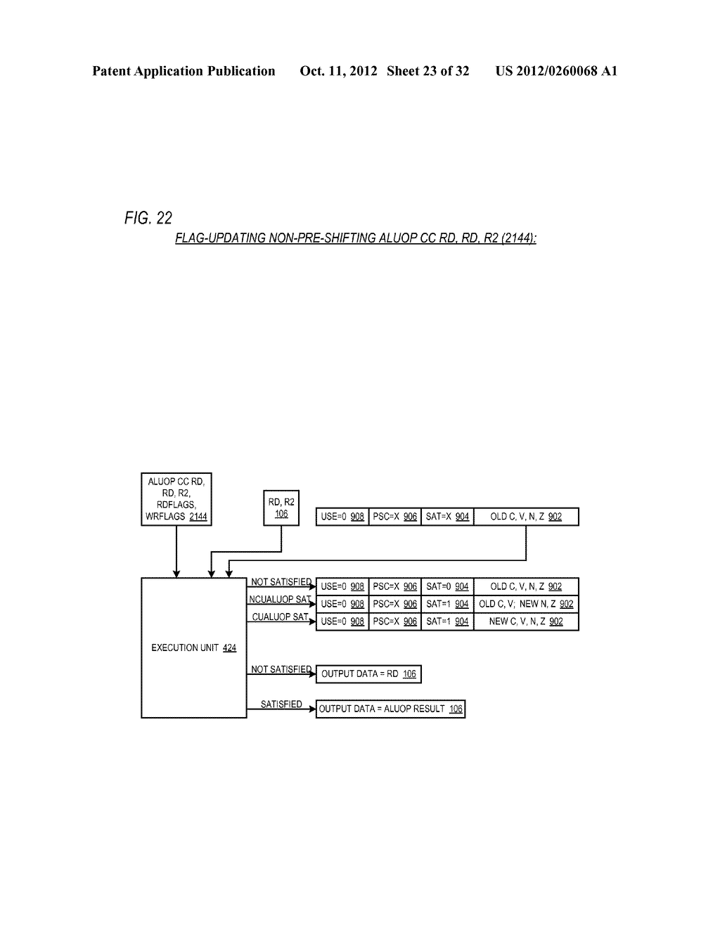 APPARATUS AND METHOD FOR HANDLING OF MODIFIED IMMEDIATE CONSTANT DURING     INSTRUCTION TRANSLATION - diagram, schematic, and image 25