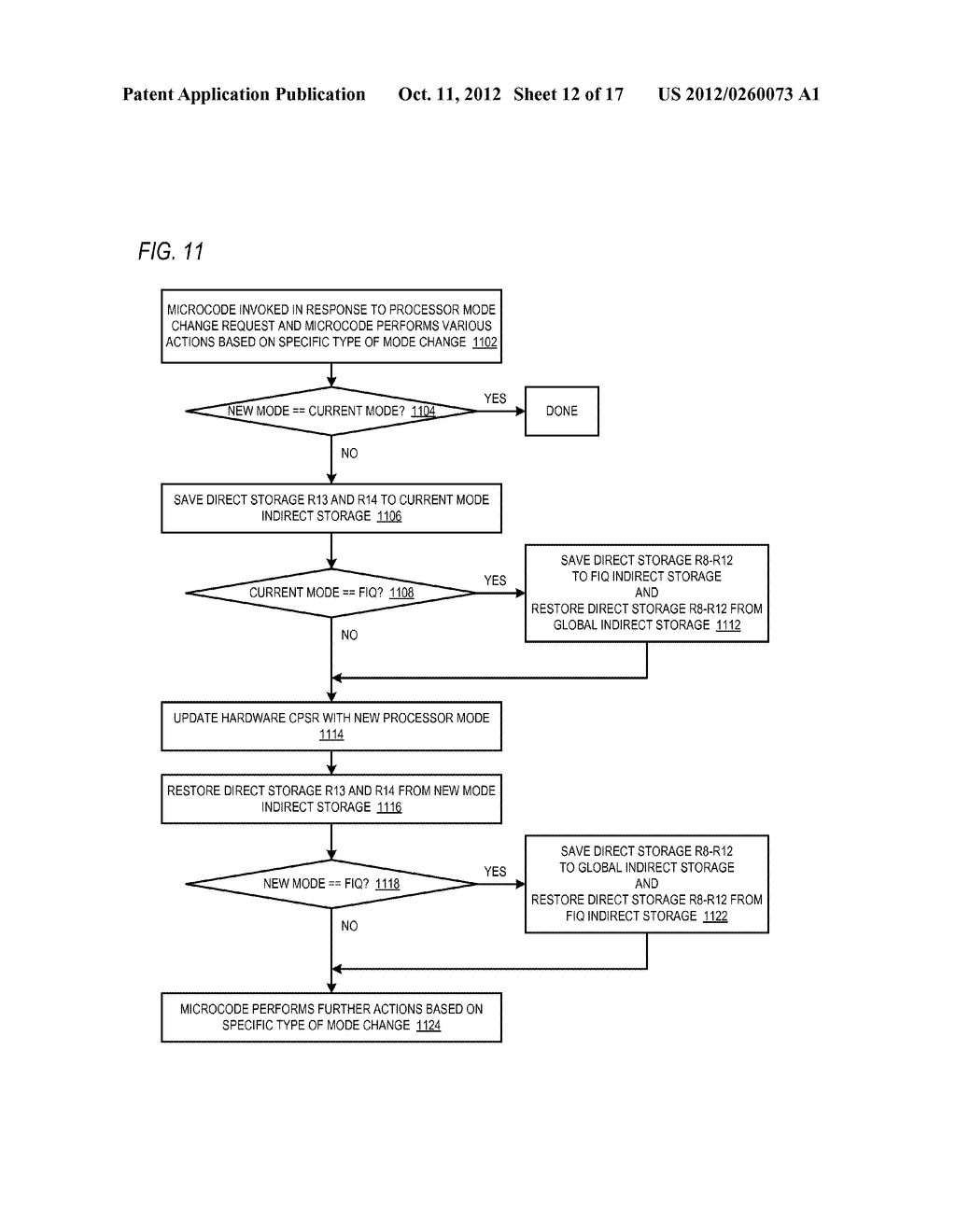 EMULATION OF EXECUTION MODE BANKED REGISTERS - diagram, schematic, and image 13